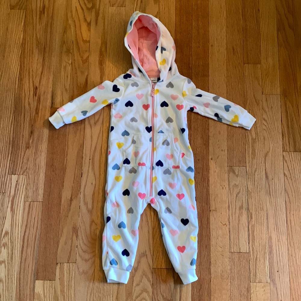 Heart fleece outfit